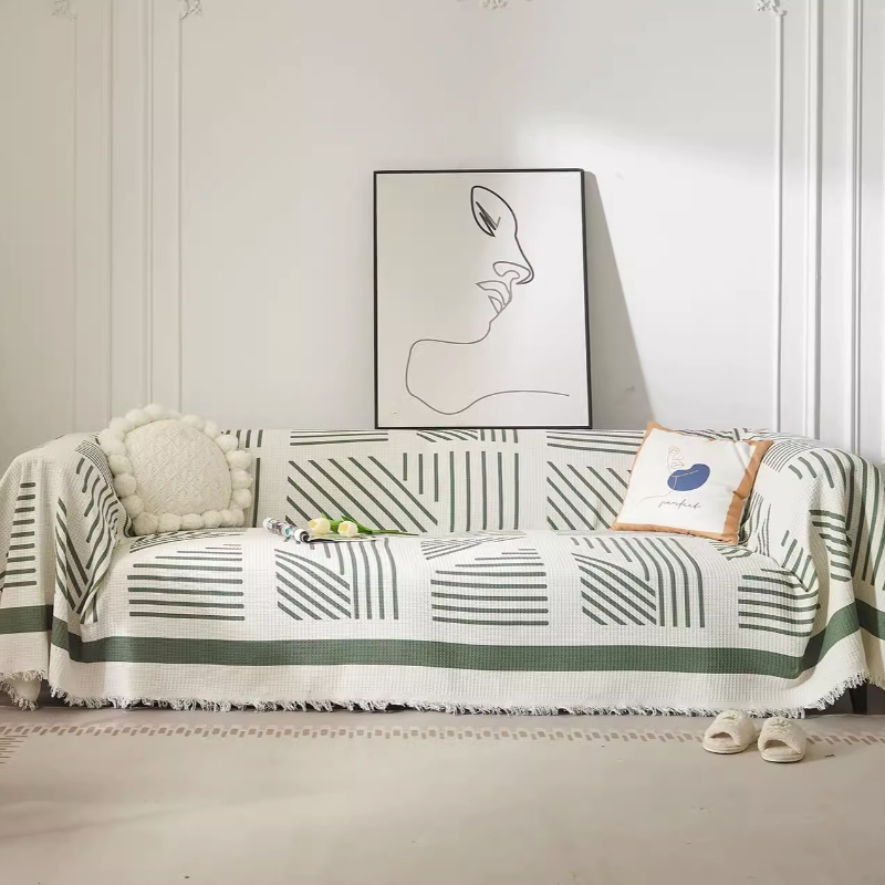 Nordic-Style Sofa Throw