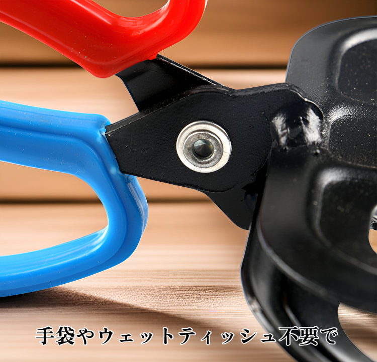 清潔なフィッシングフックで釣りを楽しむ様子