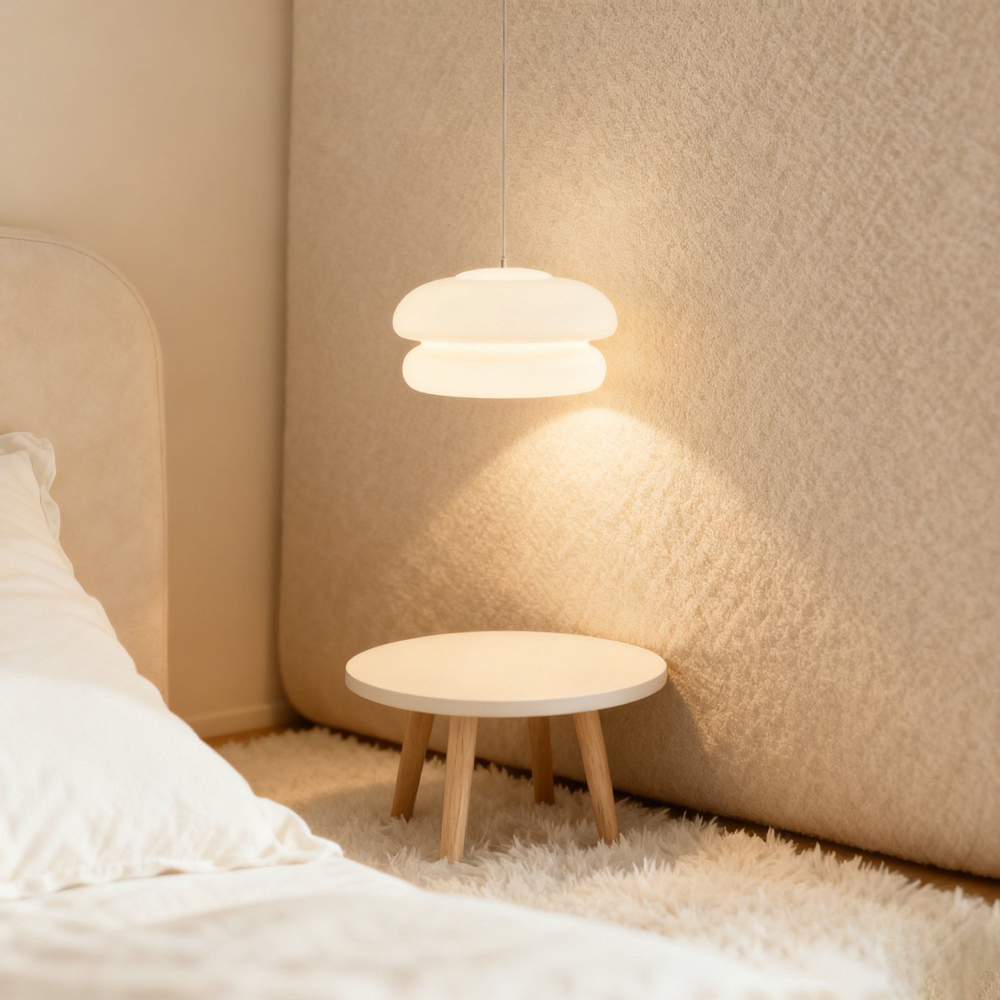 포근한 침실용 헤드보드 장식 조명