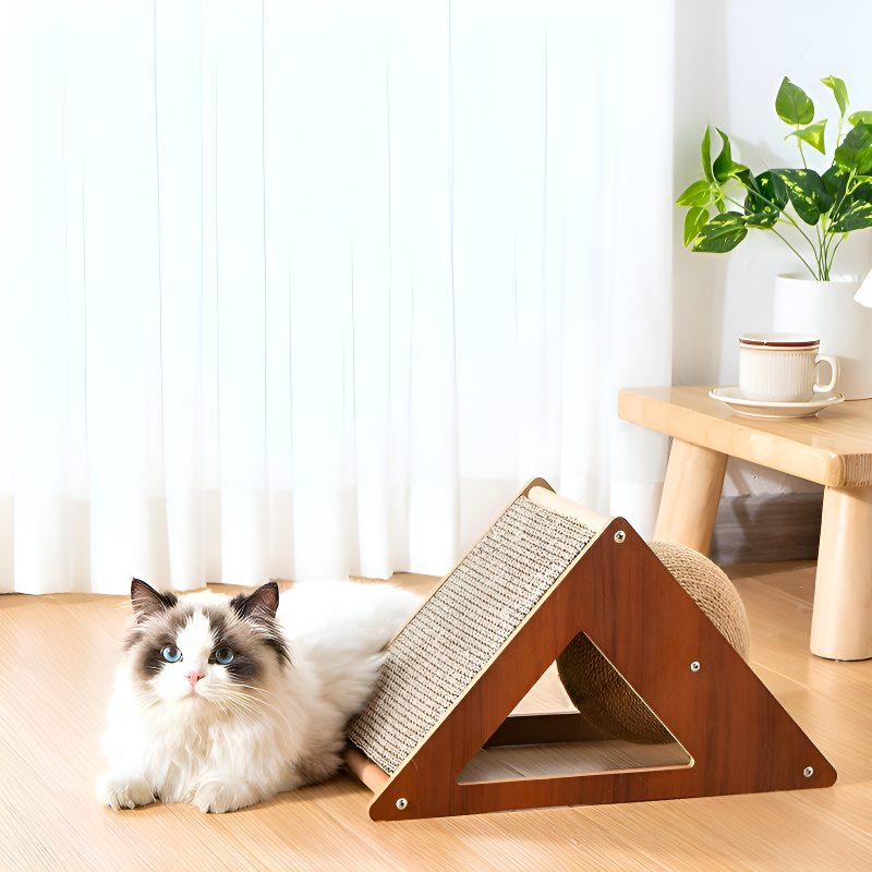 Griffoir vertical anti-chute pour chat