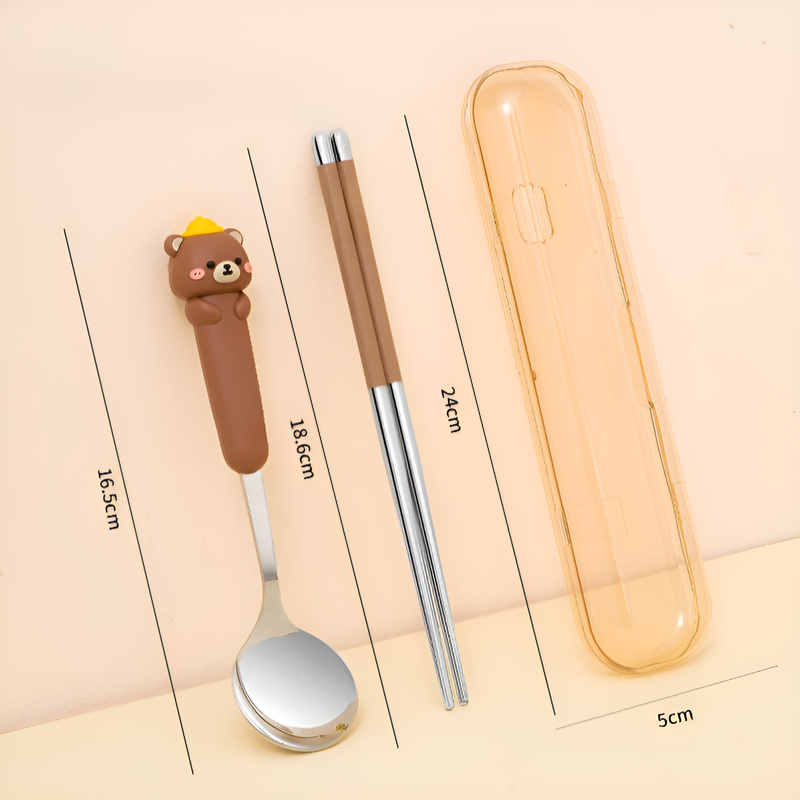 不鏽鋼便攜筷勺套裝