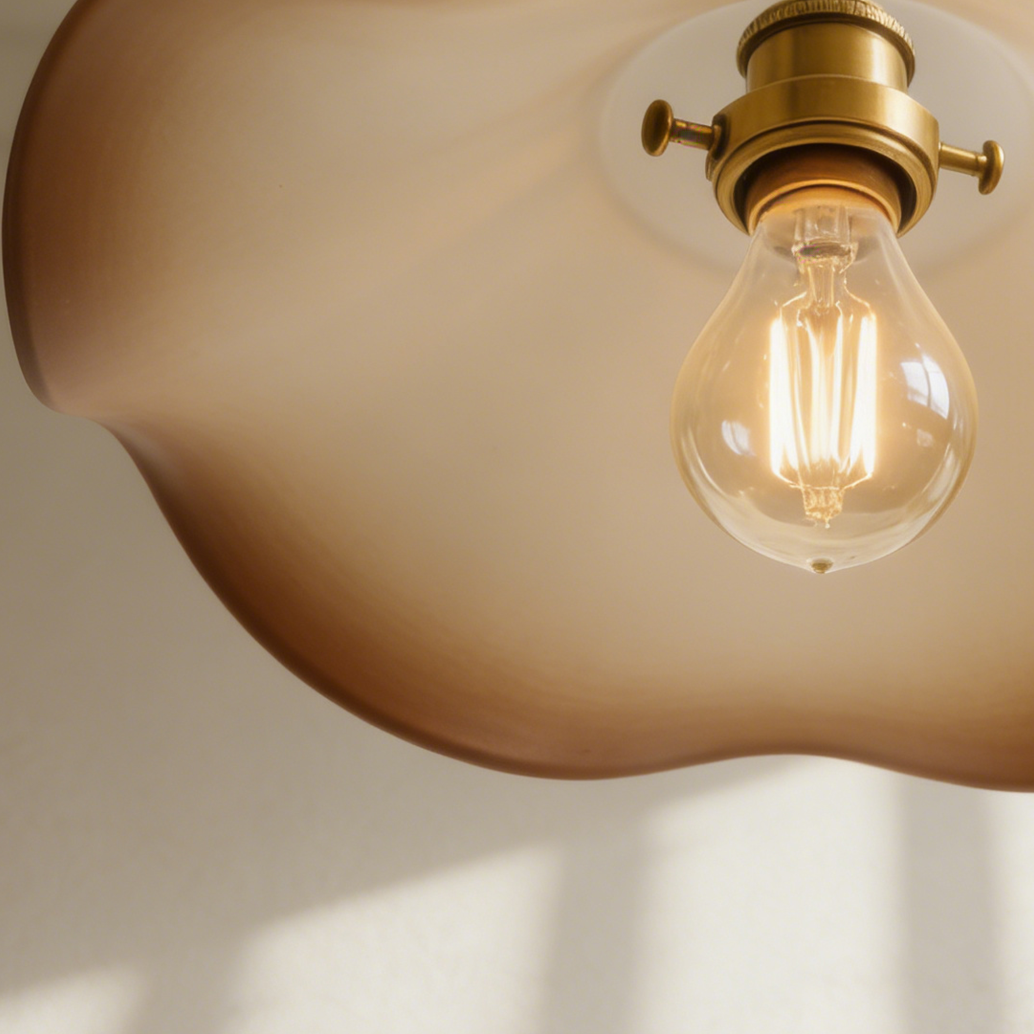 곡선 디자인 인테리어 조명