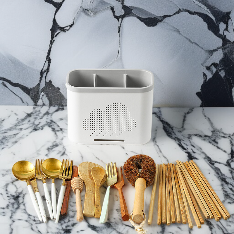 多機能家庭用プラスチック分格箸収納筒