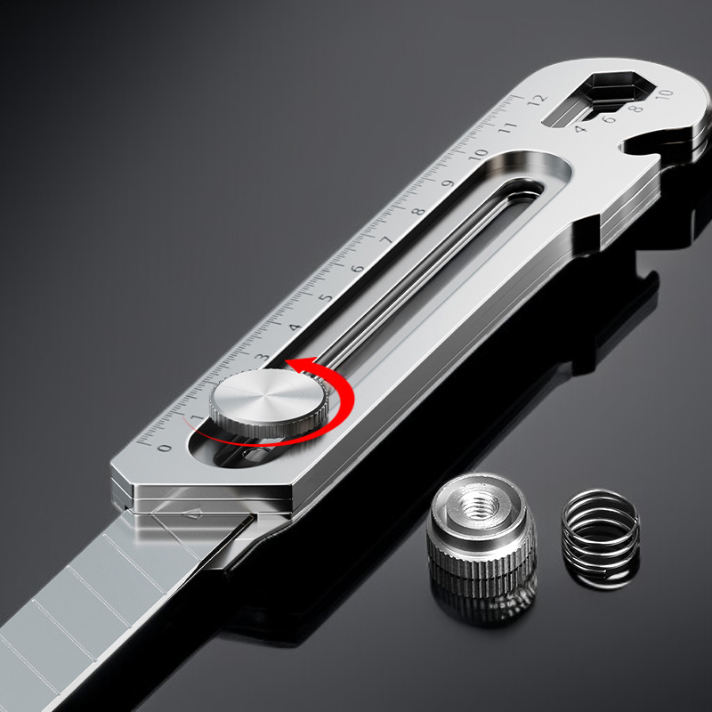 Six-in-one multifunctional stainless steel utility knife