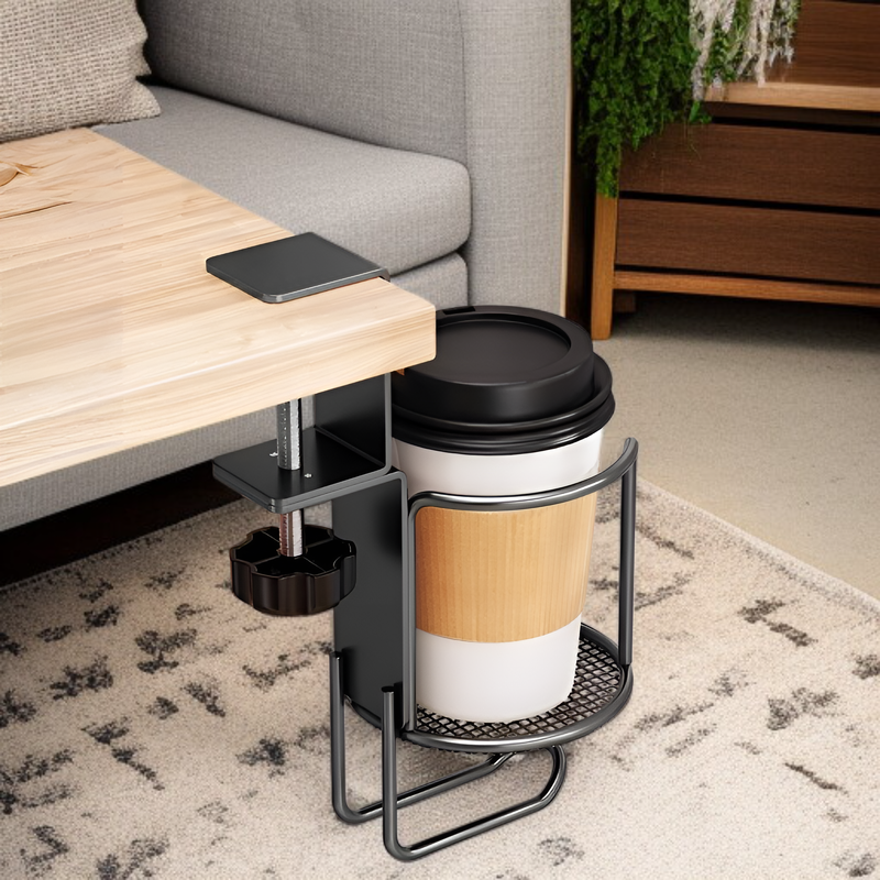 책상용 헤드폰 걸이 가방 수납 클립 컵홀더 다용도 선반