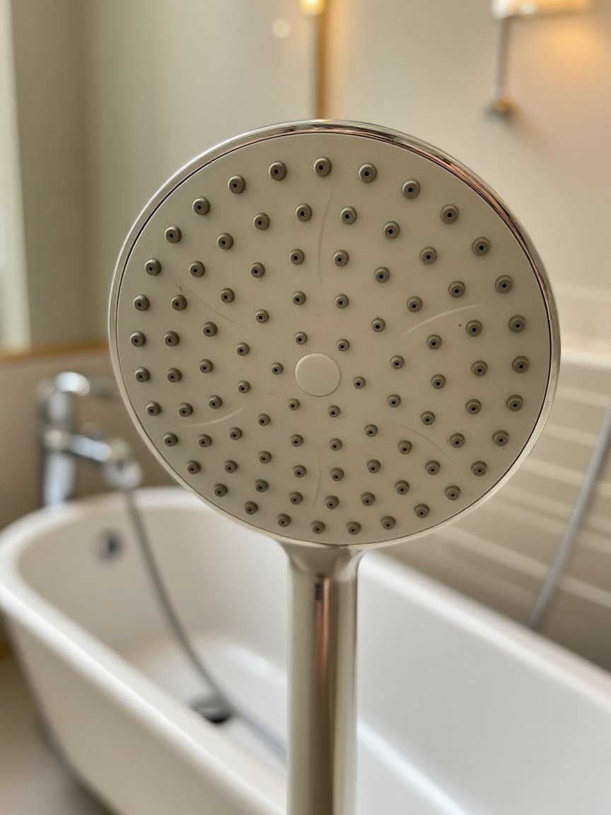 Durable stainless steel wall mounted showerhead