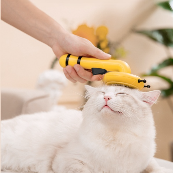 벌 모양 반려동물 미용 브러시