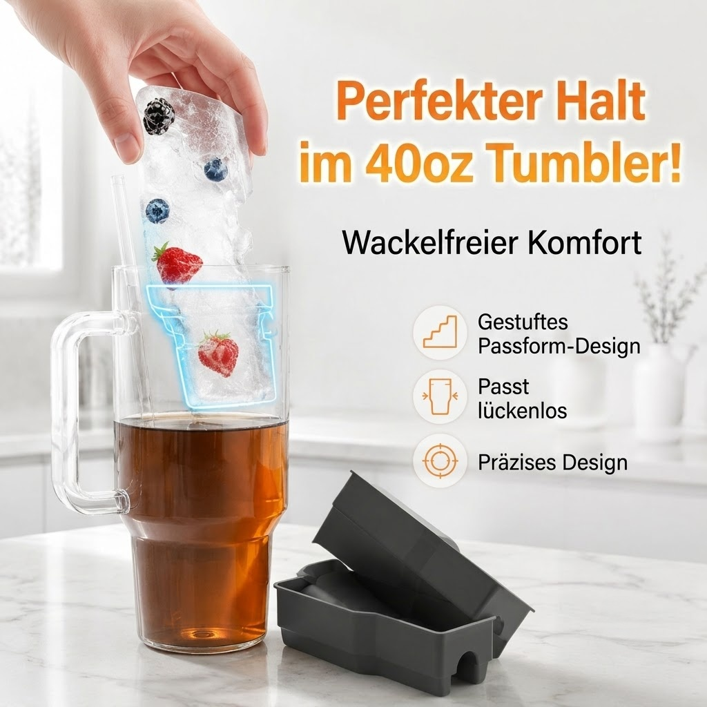 Schnell kühlende Silikon-Eiswürfelform, Eisbereiter für den Haushalt