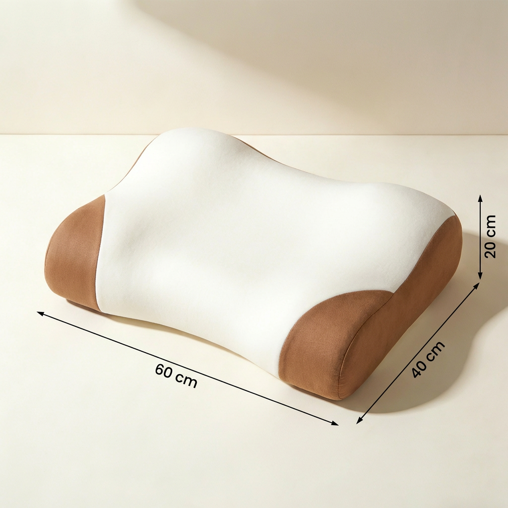 Gedächtnis-Latex-Nackenkissen Nahaufnahme der Struktur