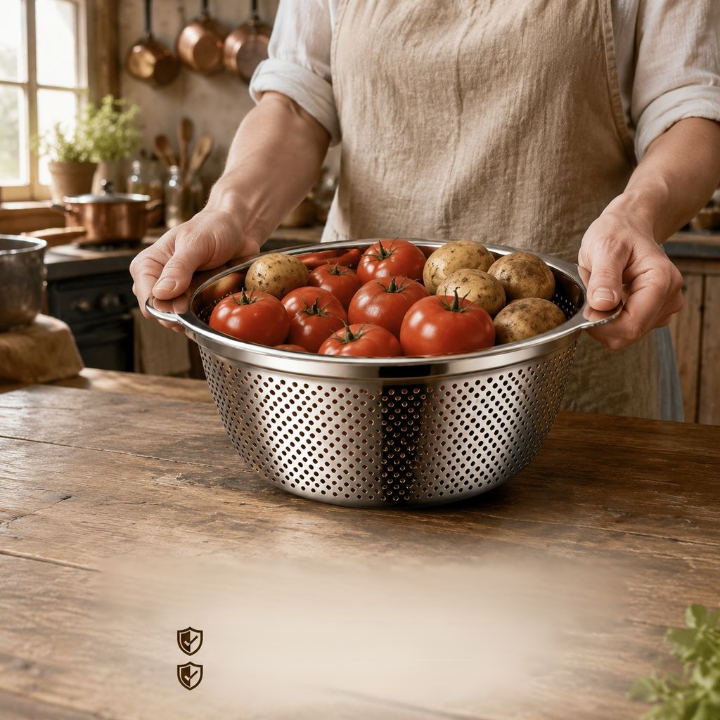 Panier égouttoir en inox