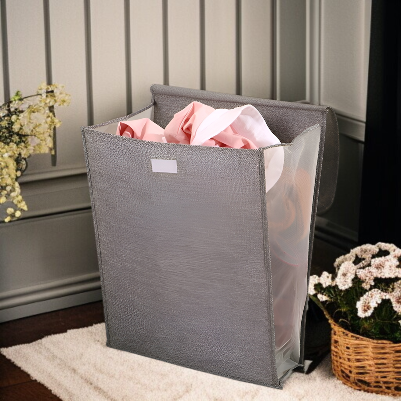 Haushaltskorb für schmutzige Kleidung mit großem Fassungsvermögen, Aufbewahrungskorb für Kleidung, S