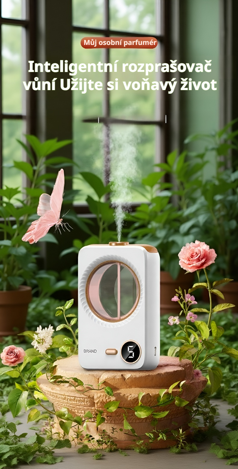 Moderní aroma difuzér s dlouhotrvající vůní