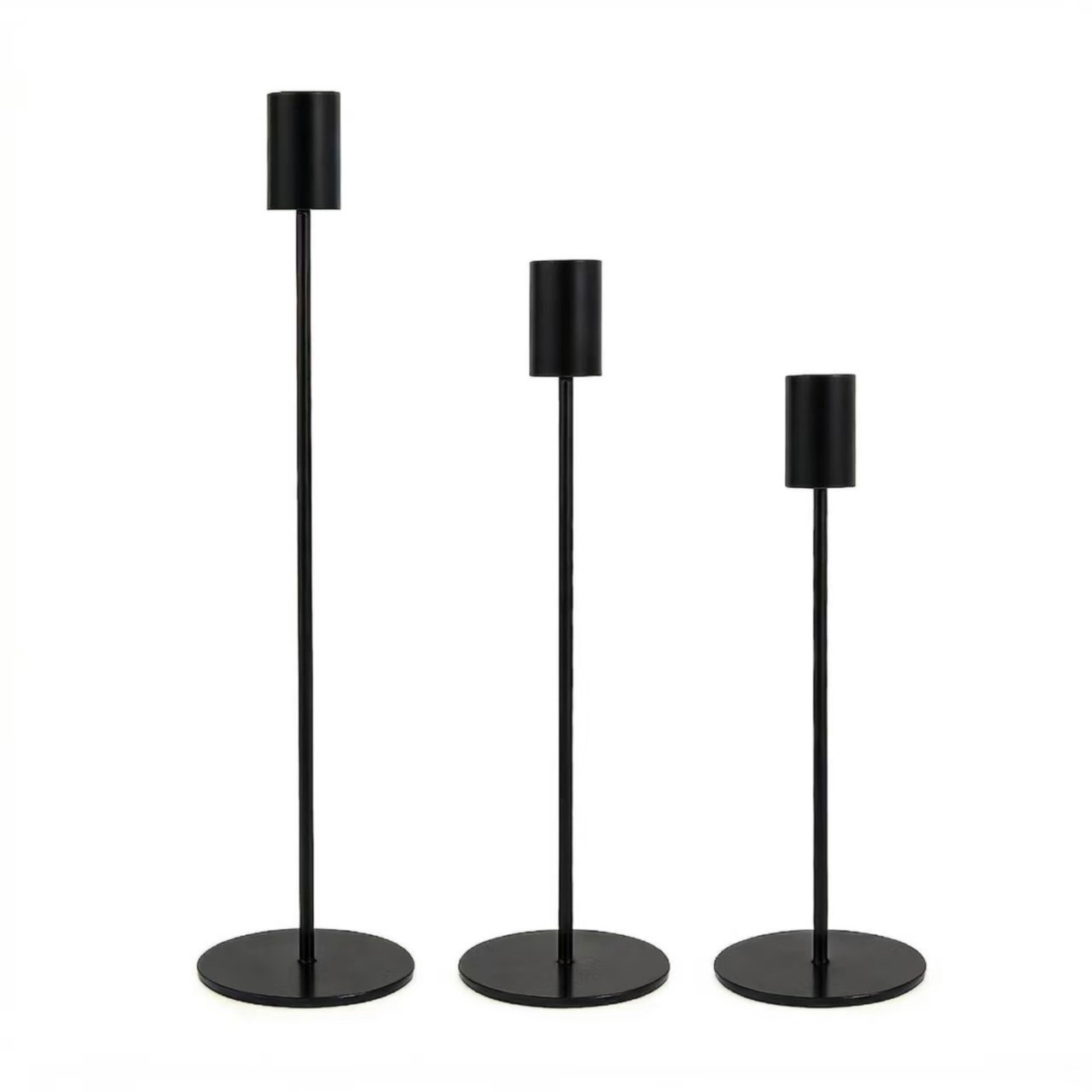 European Style Gold Metal Candle Holder