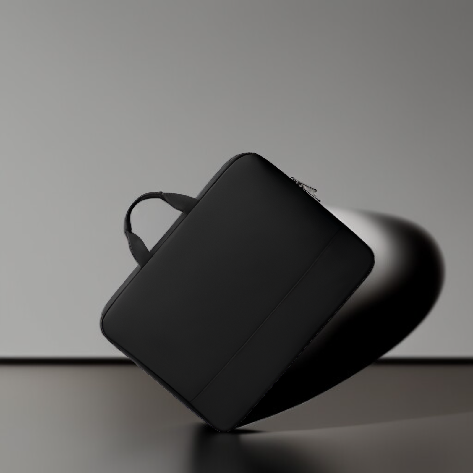 심플 디자인의 고급 컴퓨터 가방 측면