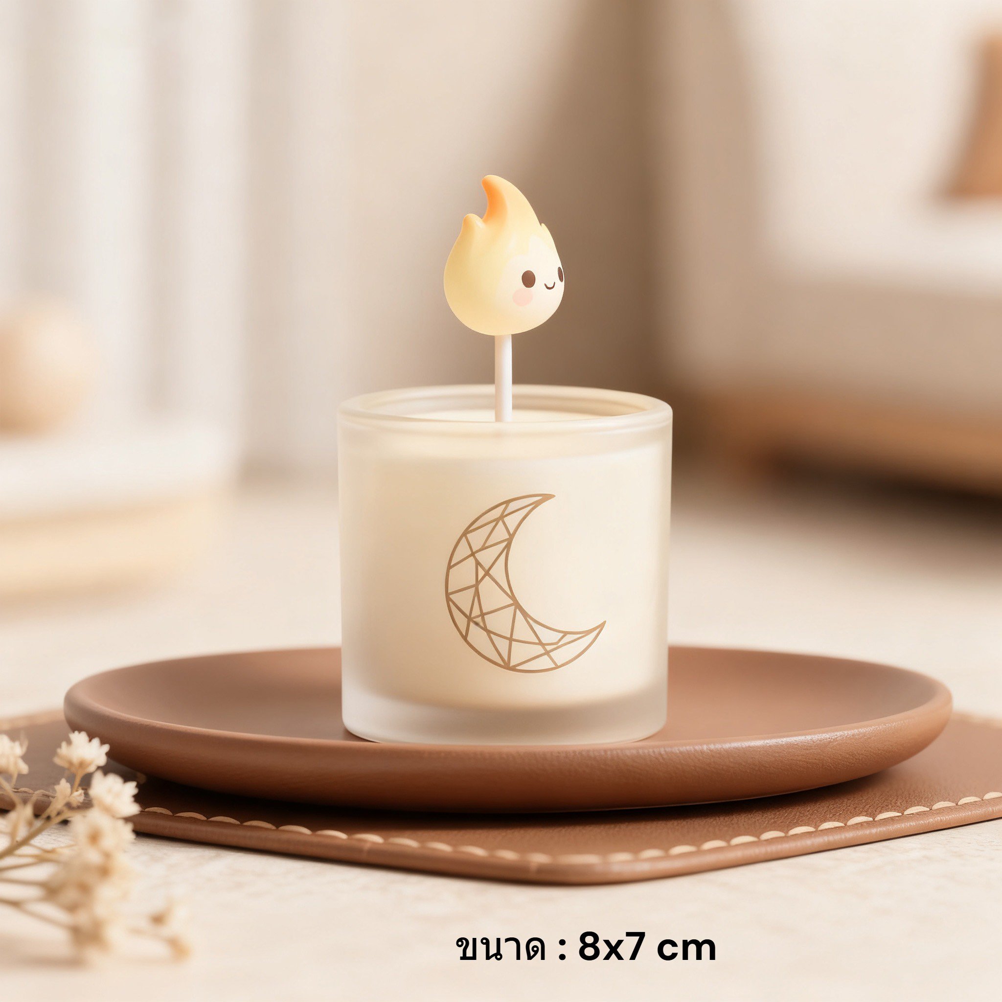 เทียนหอมในแก้วสำหรับห้องนอน