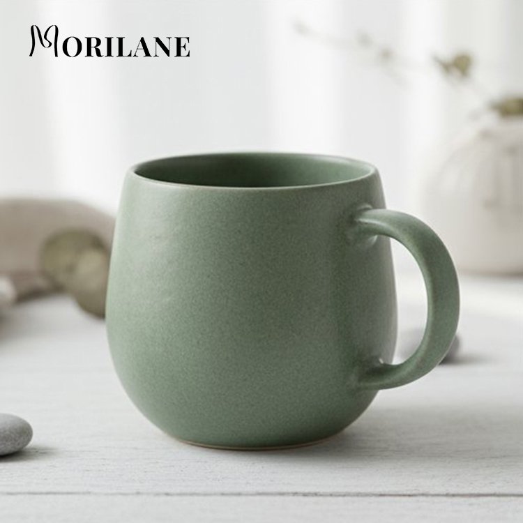 แก้วเซรามิคสีเขียว (2 ชิ้น)