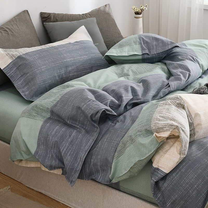 Funda de edredón individual de algodón