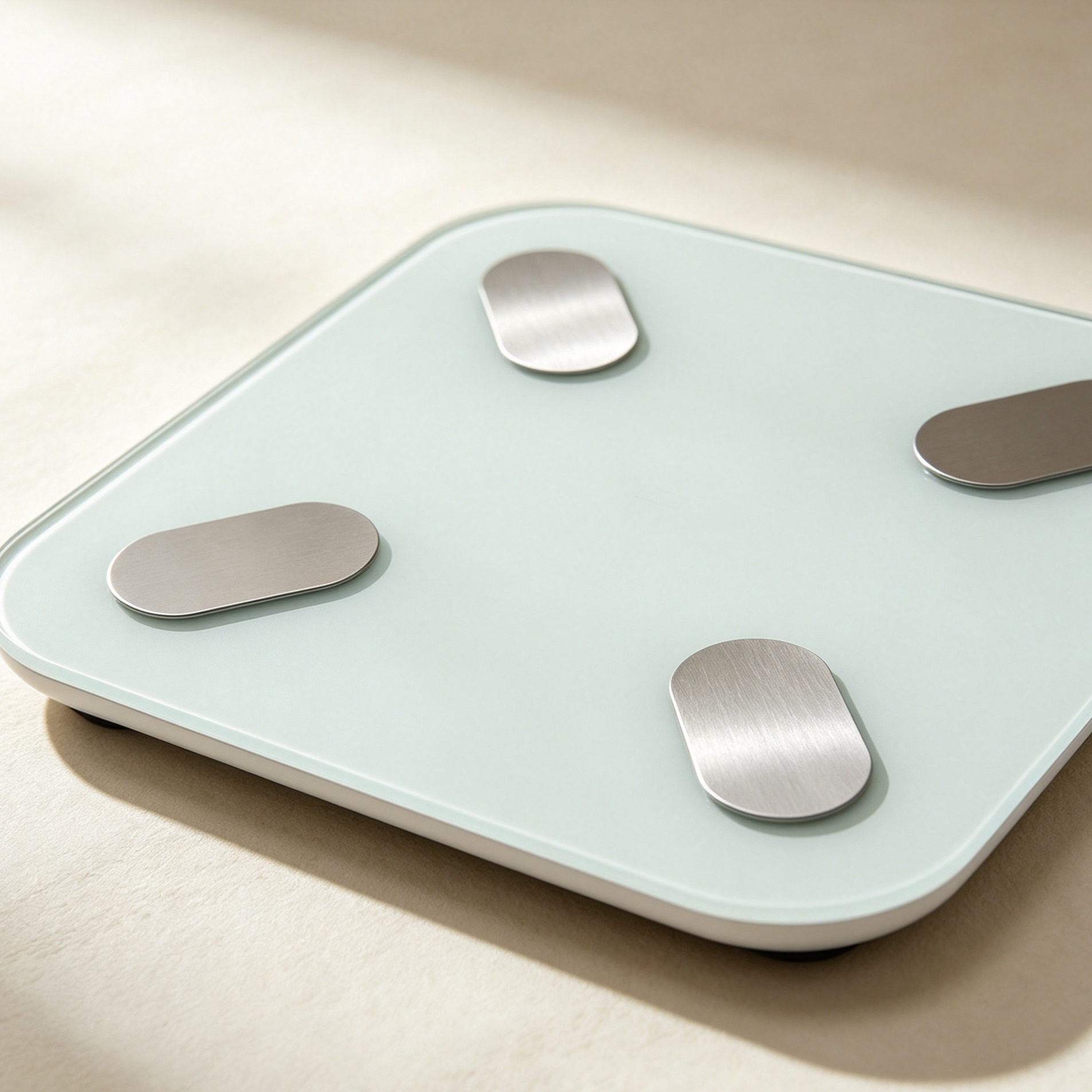 Set of three smart body fat scales for family or group use