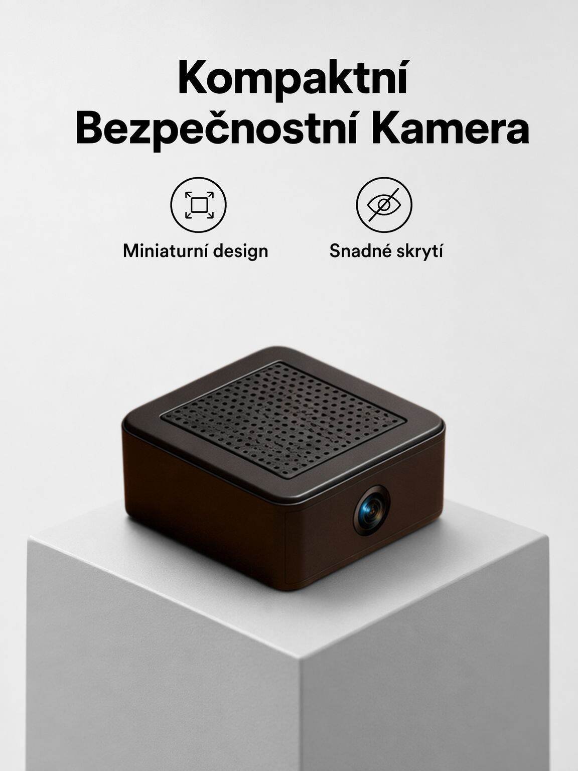 Bezdrátová monitorovací kamera s vysokým rozlišením DV a přenosným rekordérem