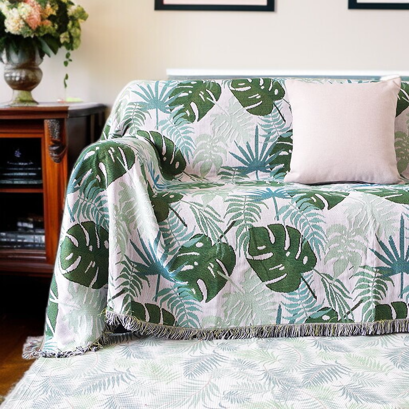 소파타올 비단잉어 풀커버 카펫 방진 장식 소파카펫 패턴 식탁보 소파타올 소파카펫 비단잉어 카펫