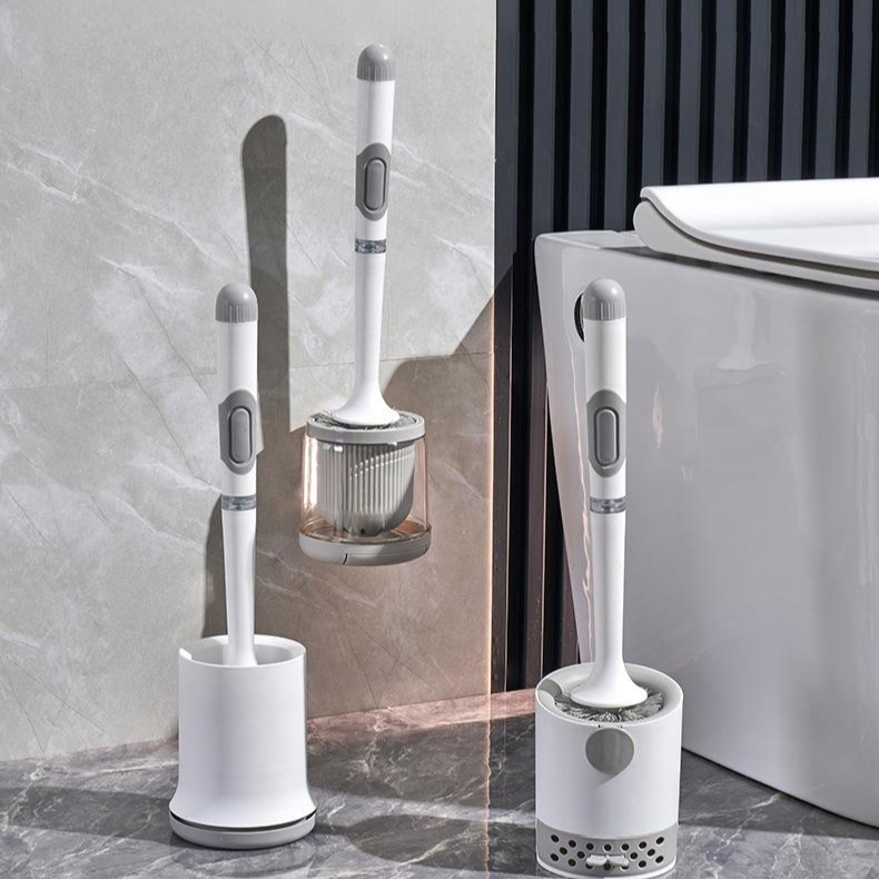 長柄按壓加液馬桶刷