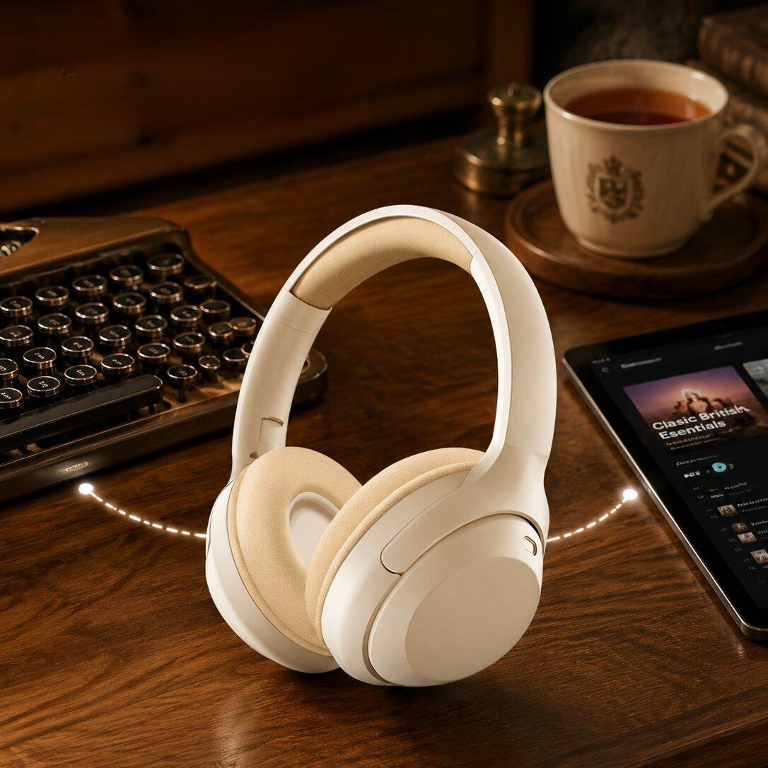 High-Quality Over-Ear Bluetooth Headphones