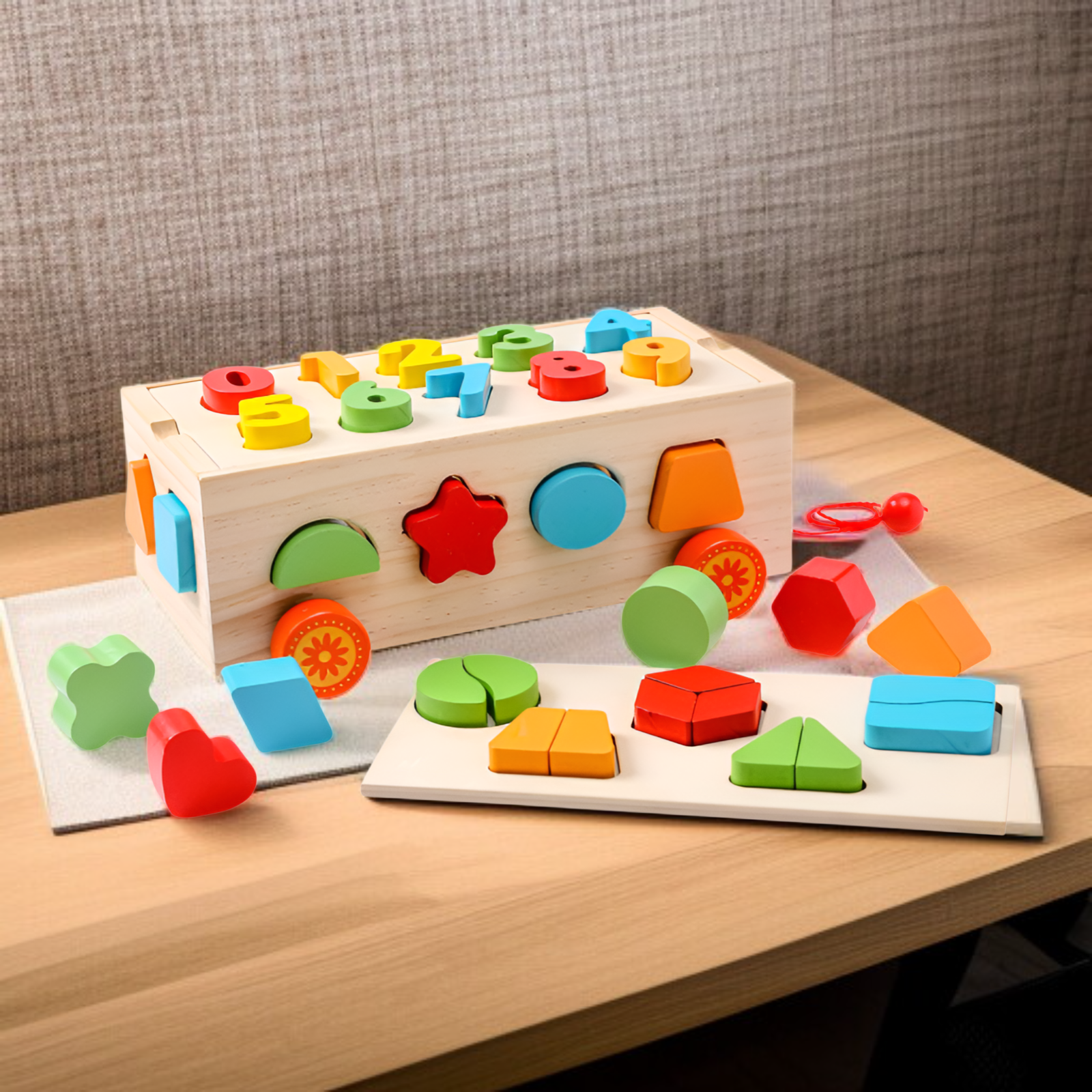 Holzpuzzle Lernspielzeug für Kinder 