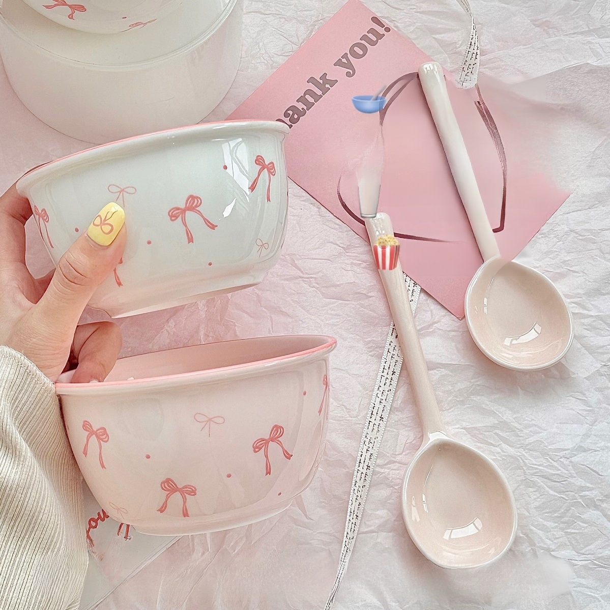 Elegant Ceramic Tableware Set – 4 Pieces