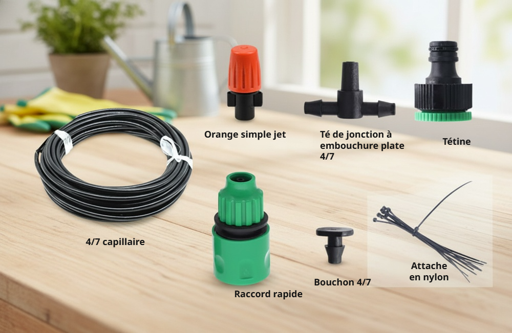 Installation facile du kit de brumisation jardin