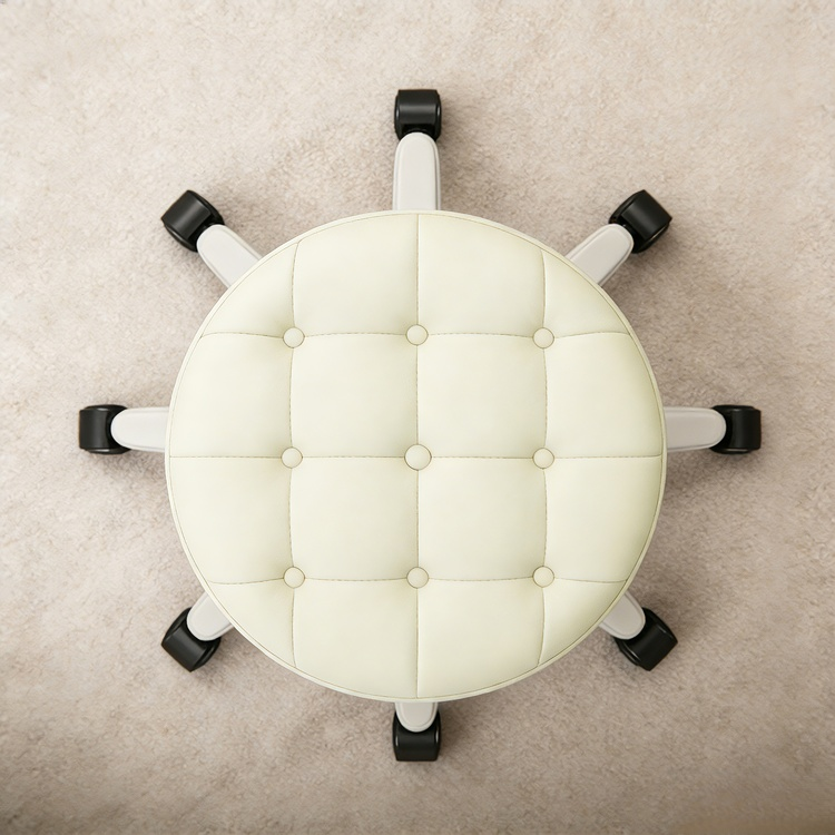 家庭用多機能円形理髪チェア滑車付き金具