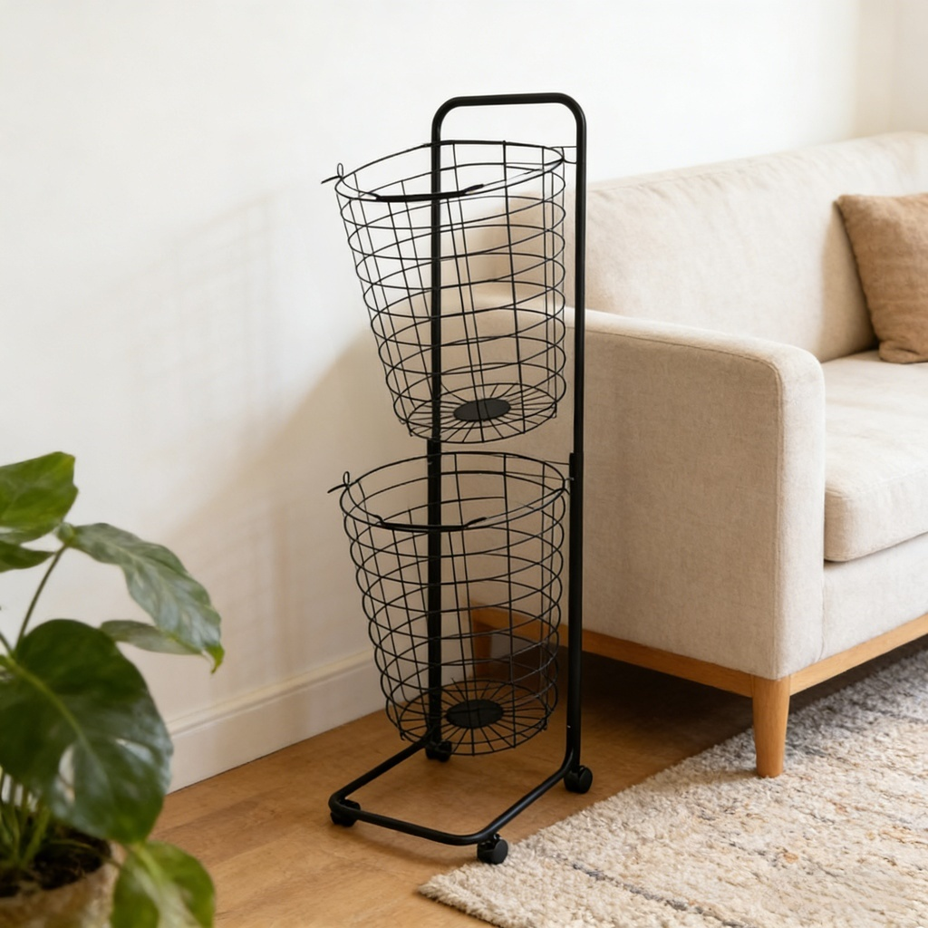 Panier à linge portable