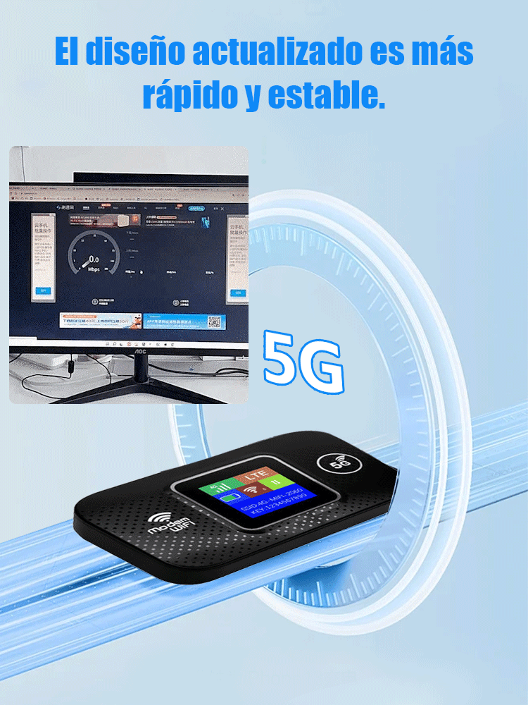 Enrutador inalámbrico portátil WiFi