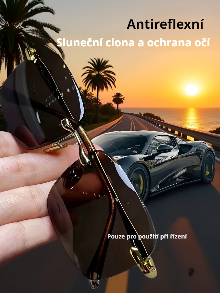 Bezrámové ochranné brýle s křišťálovým efektem