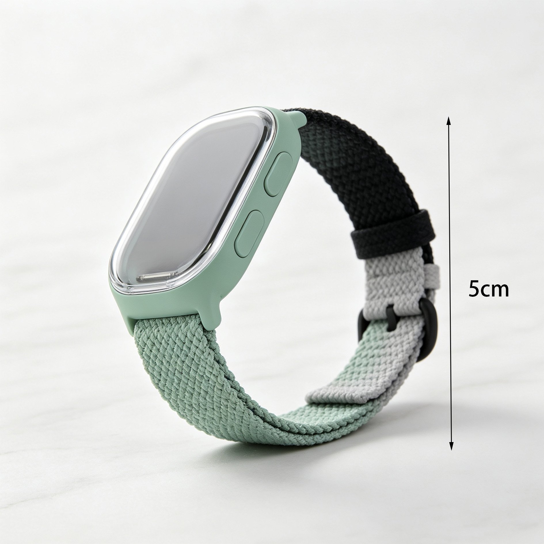 Smartwatch displaying call and message notifications