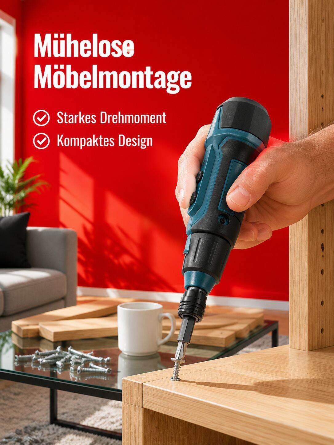 Professionelles Akku-Elektroschrauber-Set