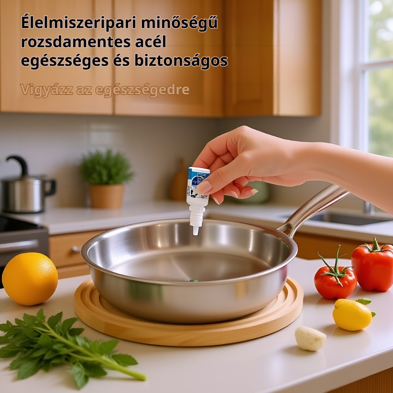 Háromrétegű vastagított acél indukciós főzőedény