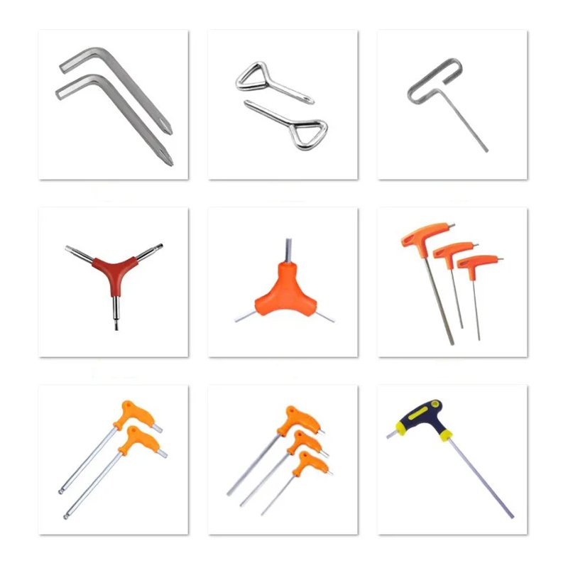 핸들 6각 내 6각 렌치, 플랫 헤드