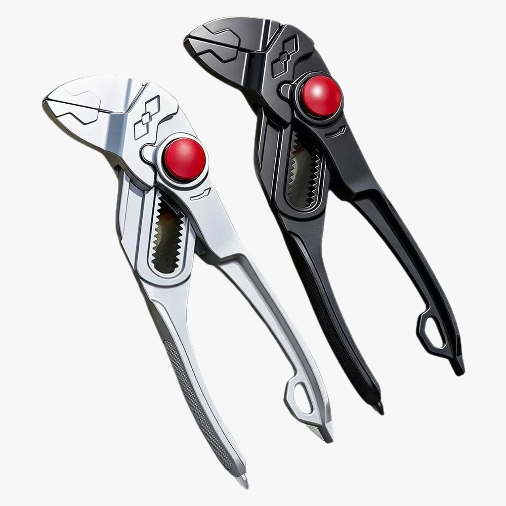 Multifunction 4-inch Water Pipe Clamp, Household Adjustable Mini Pliers, Screwdriver Combo Tool