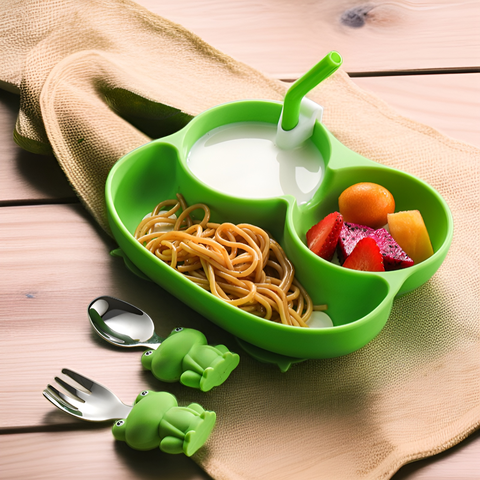 아기 이유식 접시 칸막이 구조