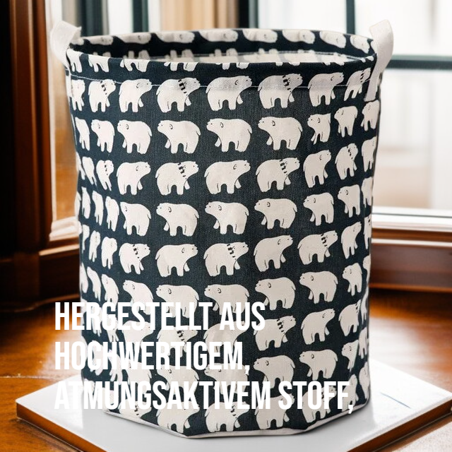 Faltbarer Stoffaufbewahrungskorb für Kleidung