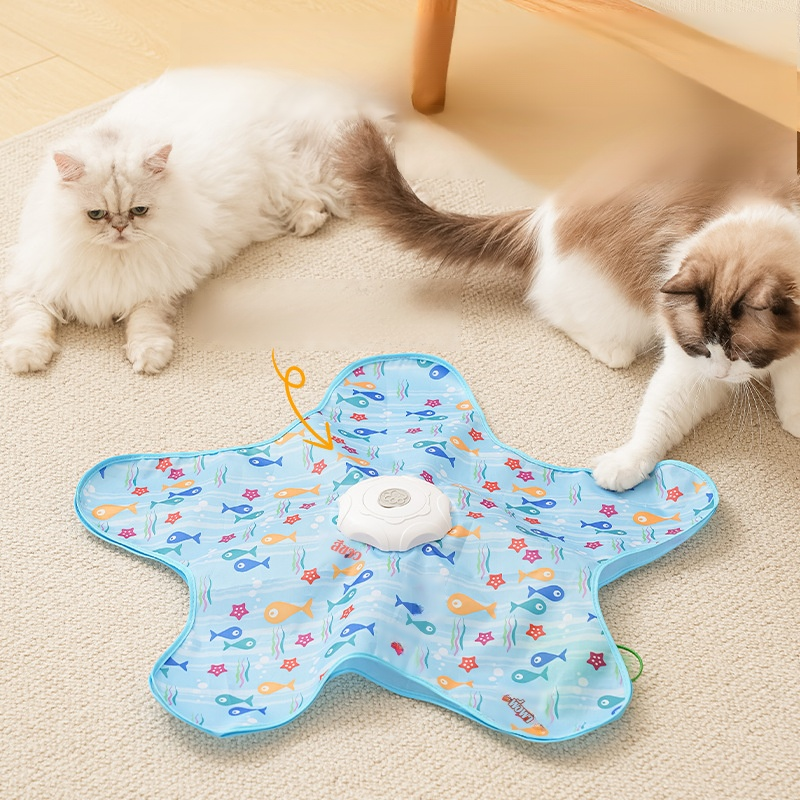 Self-entertaining cat chaser