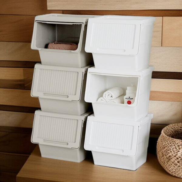 가정용 대용량 수납함 잡동사니 옷 장난감 간식 보관함 생활용품 정리 대용량 플립 수납함
