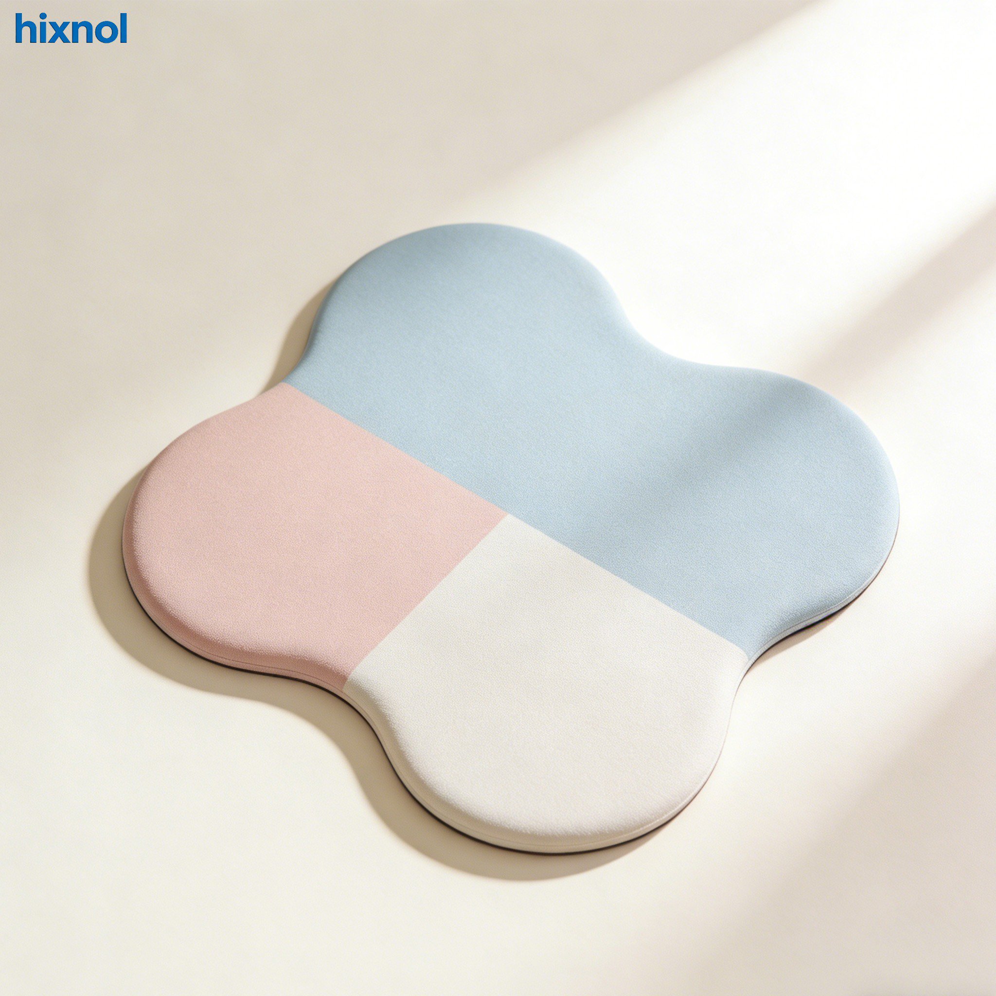 Non-slip mouse pads with durable rubber base