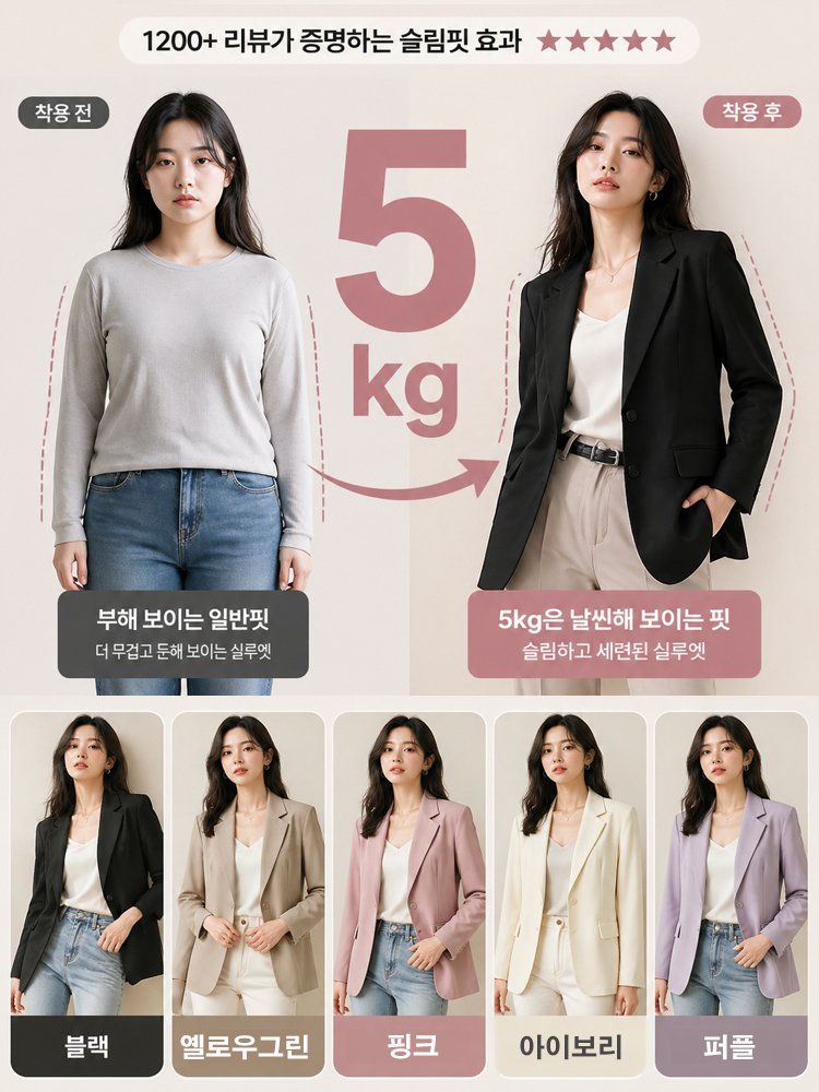 26SS 클래식 테일러드 블레이저 자켓