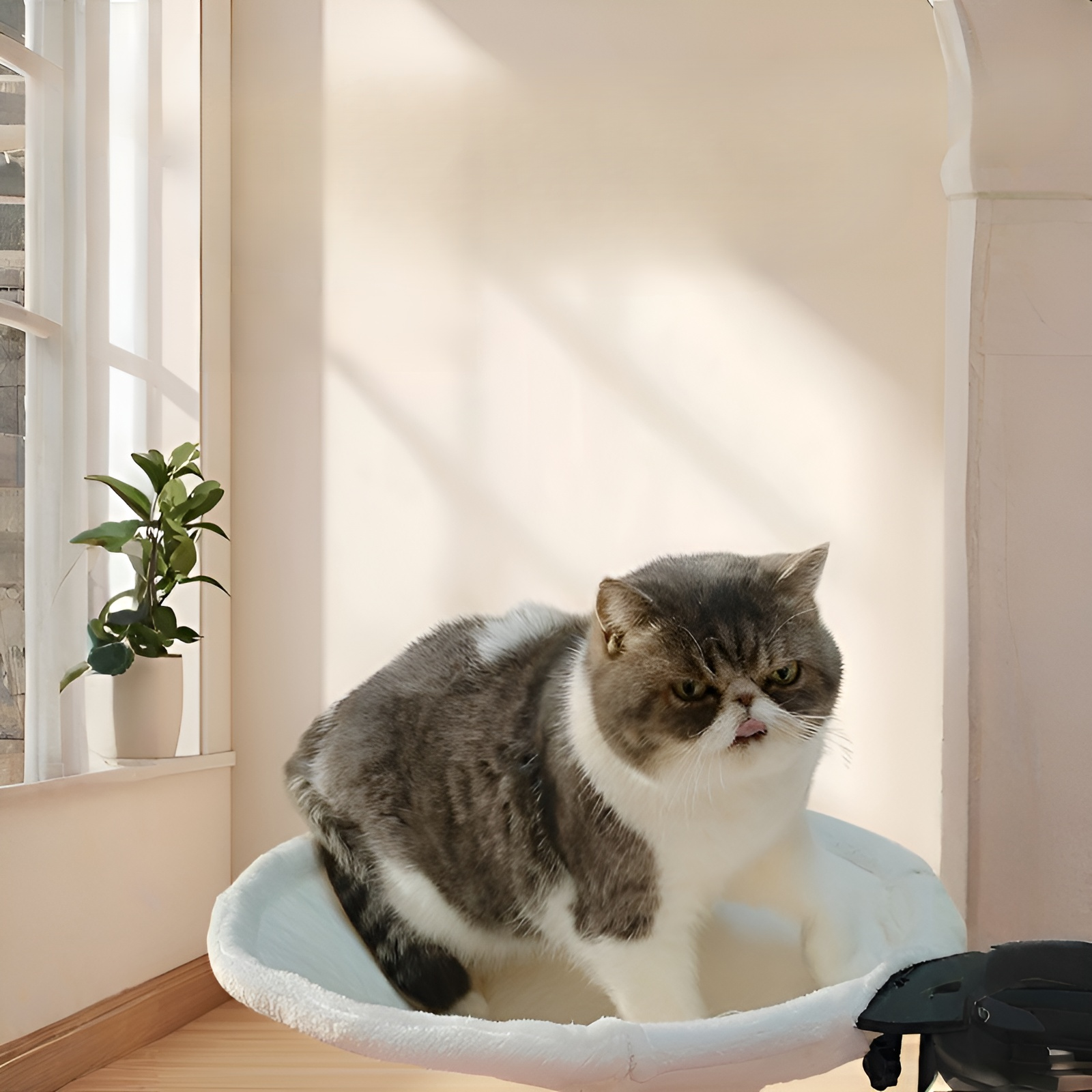 Cross-border cat desk hammock can replace cat climbing frame adjustable kitten table bed cat bed pet