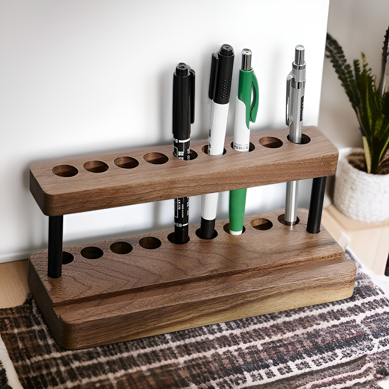 원목 다용도 펜스탠드 사무실 데스크 수납함