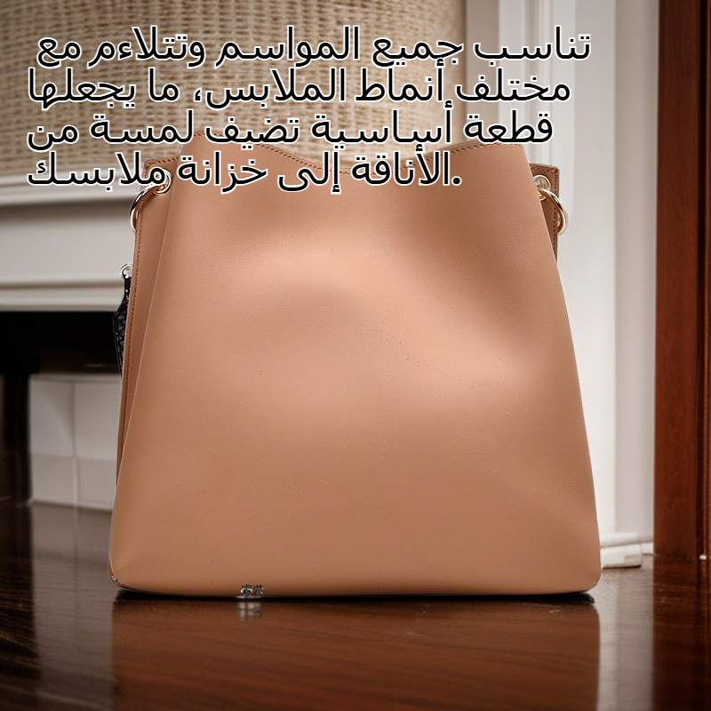 حقيبة كتف نسائية بسيطة وأنيقة على الطراز الكوري
