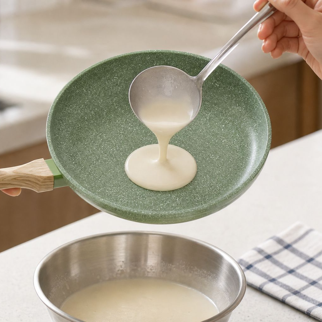 Multifunctional Non-stick Pan for Pancakes and Omelettes