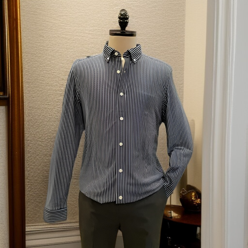 슬림핏 남성 긴팔 셔츠