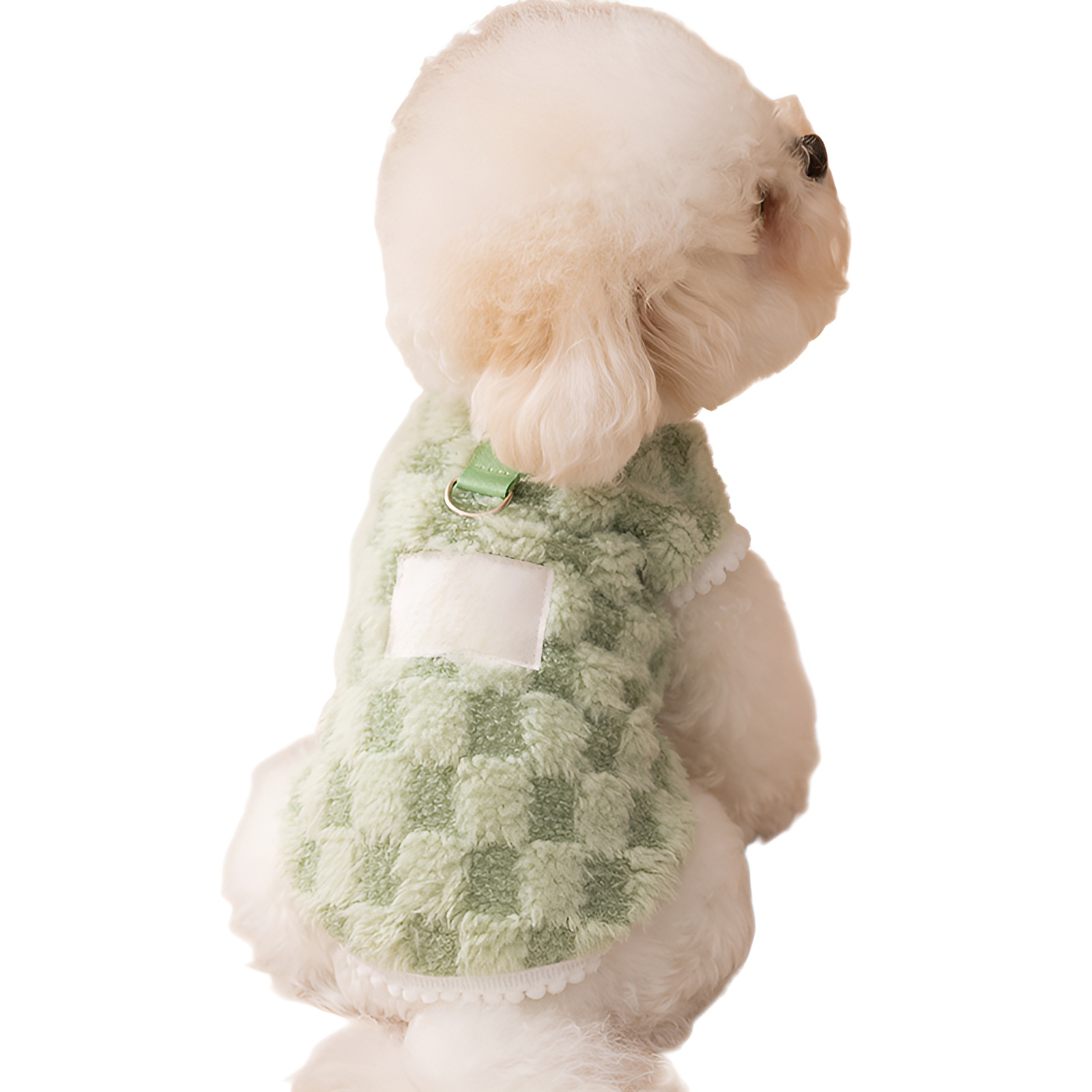 겨울용 테디 반려동물 따뜻한 양털 옷, 소형견·고양이 투피스